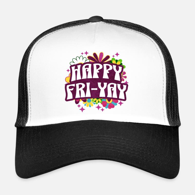 Humor Friday Teacher Weekend Trucker Cap