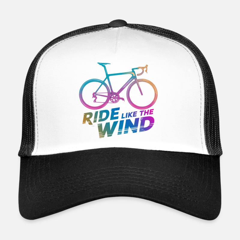 Graphique de balade à vélo dégradée Casquette trucker 