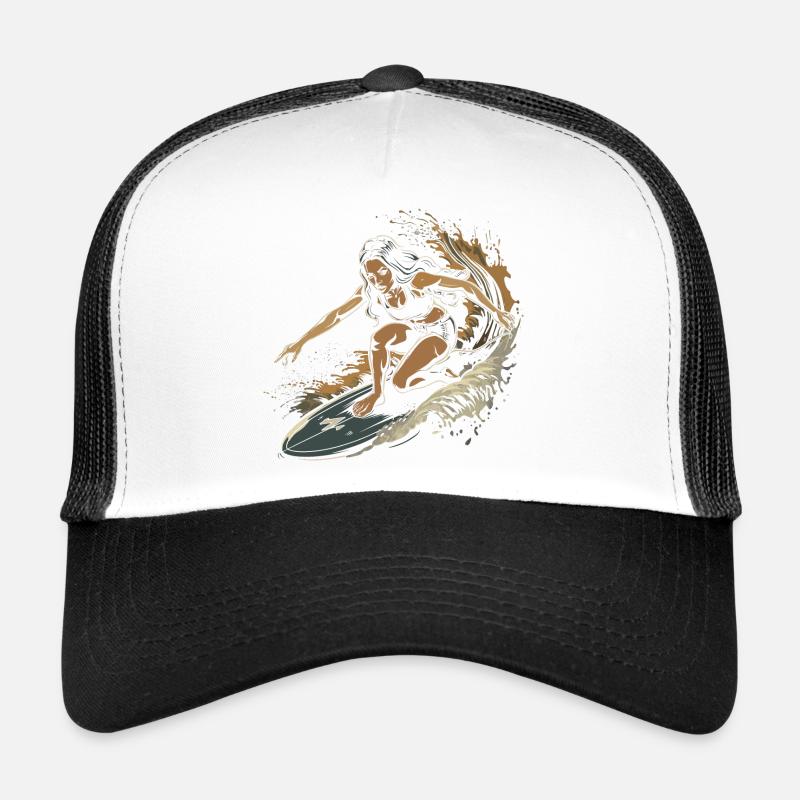 Graphique du surfeur Casquette trucker 