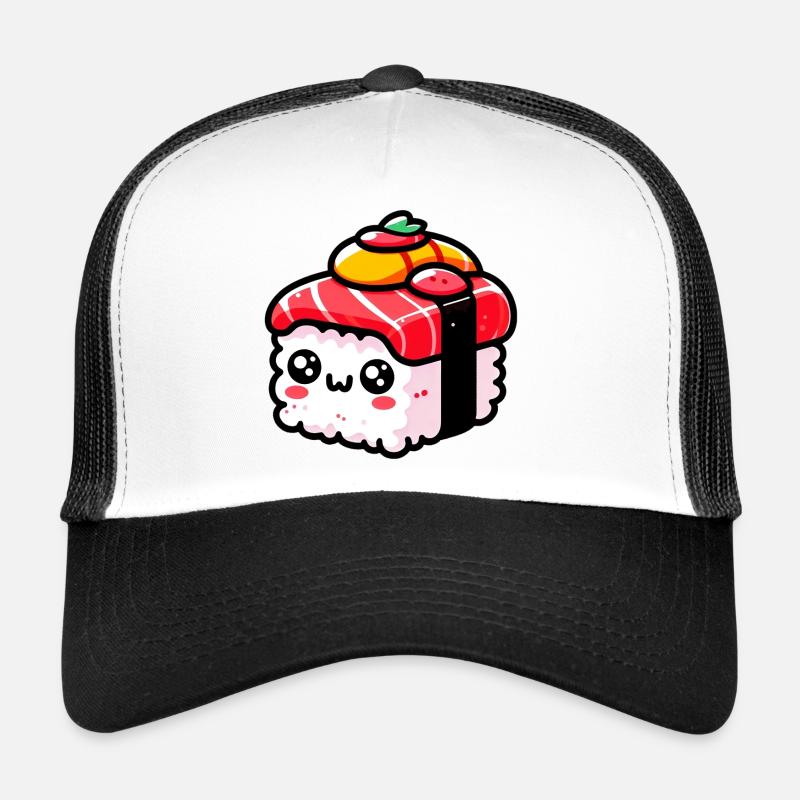 Sushi - Trucker Cap - Weiß/Schwarz