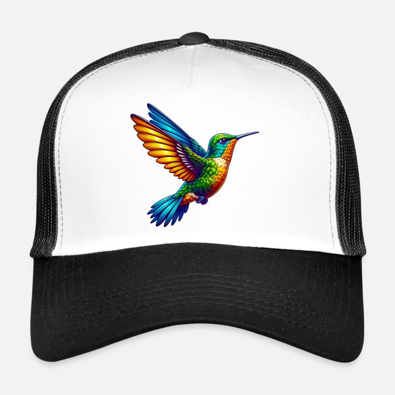 Kolibri - Trucker Cap - Weiß/Schwarz