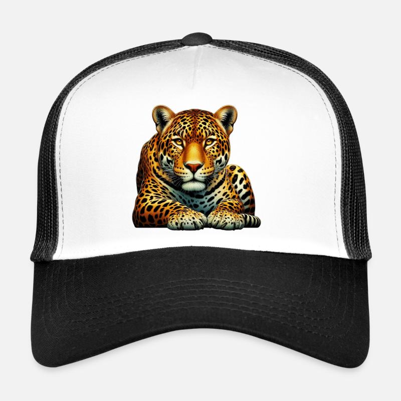 Léopard Casquette trucker 