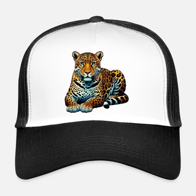 Léopard Casquette trucker 