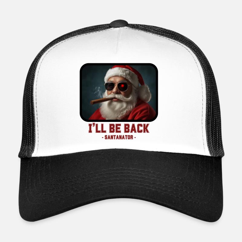 I ll be back - Santa Claus Terminator Trucker Cap
