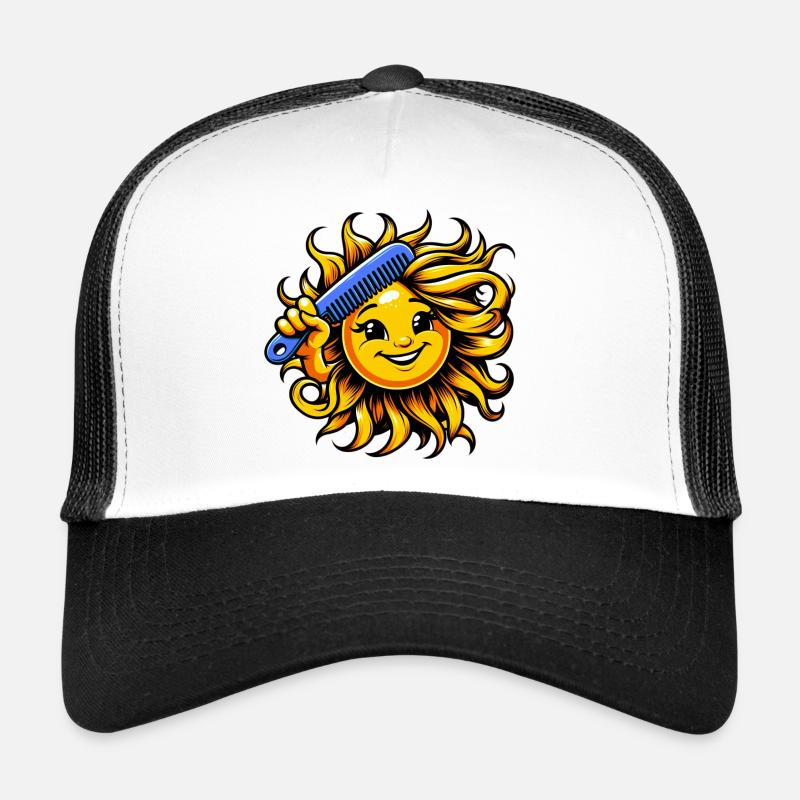 Sun - Trucker Cap - white/black