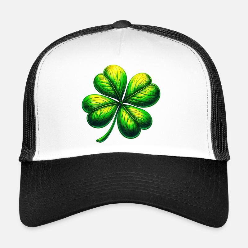 Trèfle à quatre feuilles Casquette trucker 