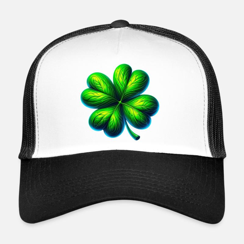 Trèfle à quatre feuilles Casquette trucker 