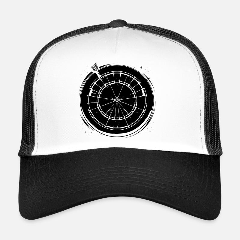 Dart - Trucker Cap - Weiß/Schwarz