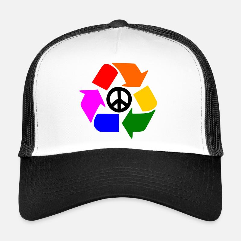 Peace sign Trucker Cap