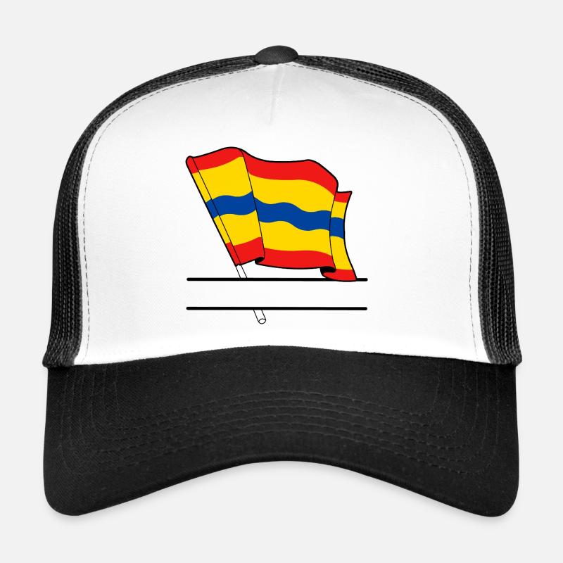 Flagge Overijssel Text Banner Trucker Cap