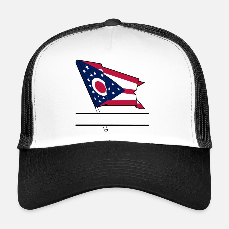 Flagge Ohio Textbanner Trucker Cap