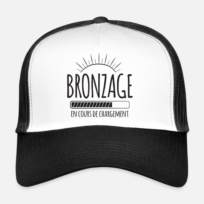 Tan Loading, Summer, Vacation, French Trucker Cap