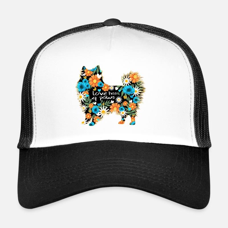 Pomeranian Pomeranian Trucker Cap