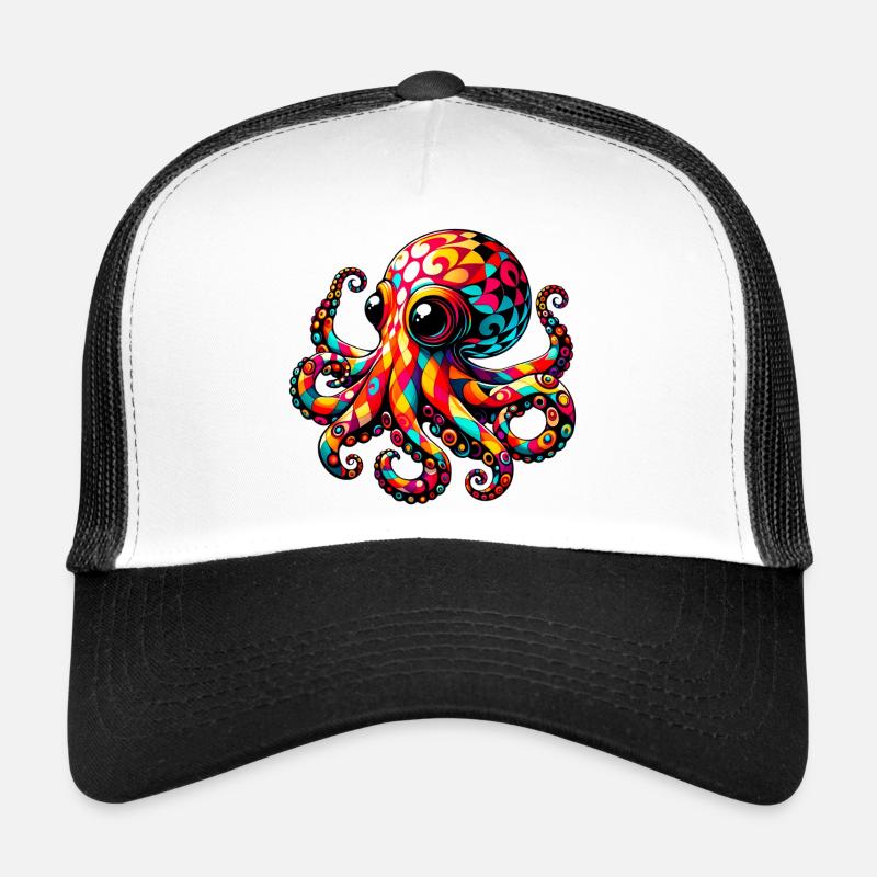 Pieuvre Casquette trucker 