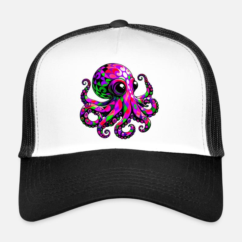 Pieuvre Casquette trucker 