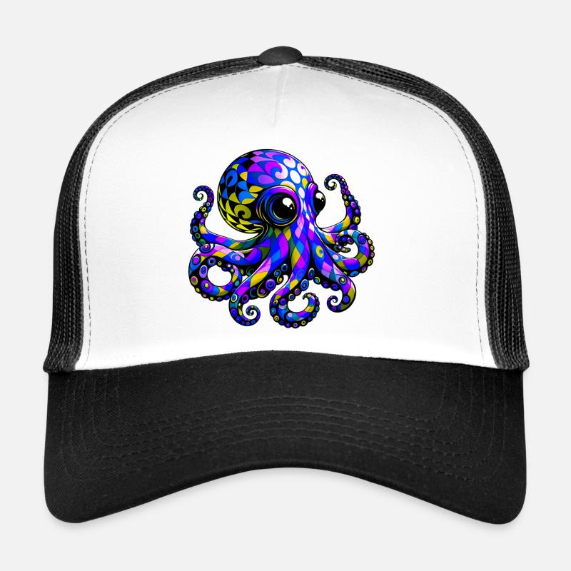 Pieuvre Casquette trucker 