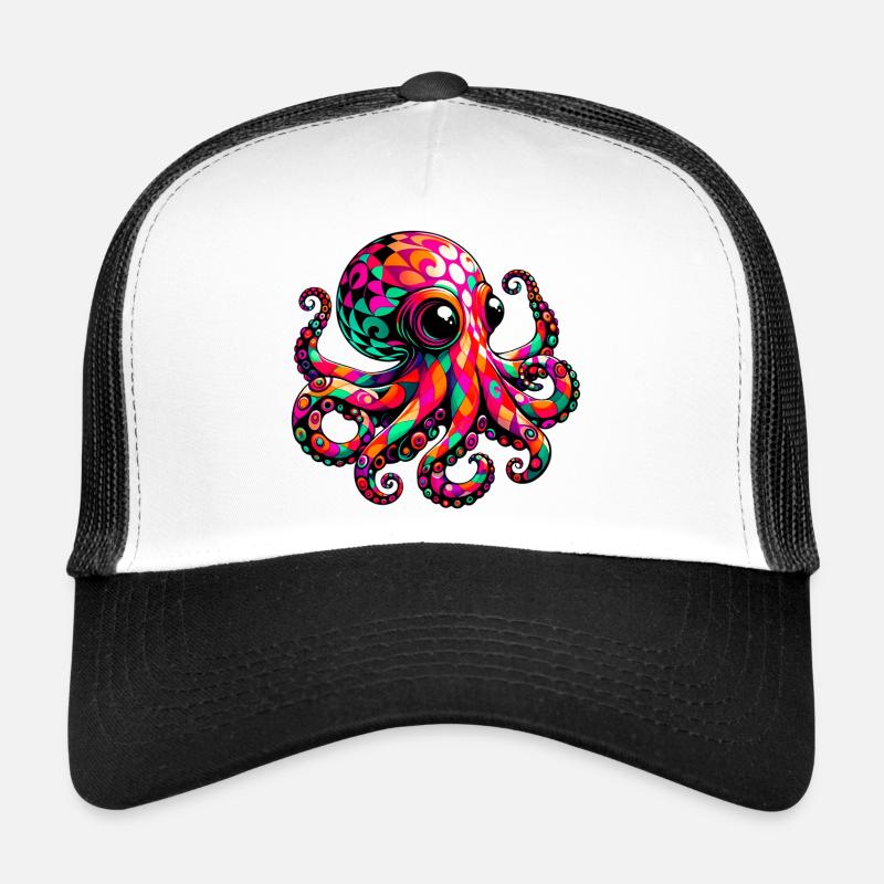Pieuvre Casquette trucker 