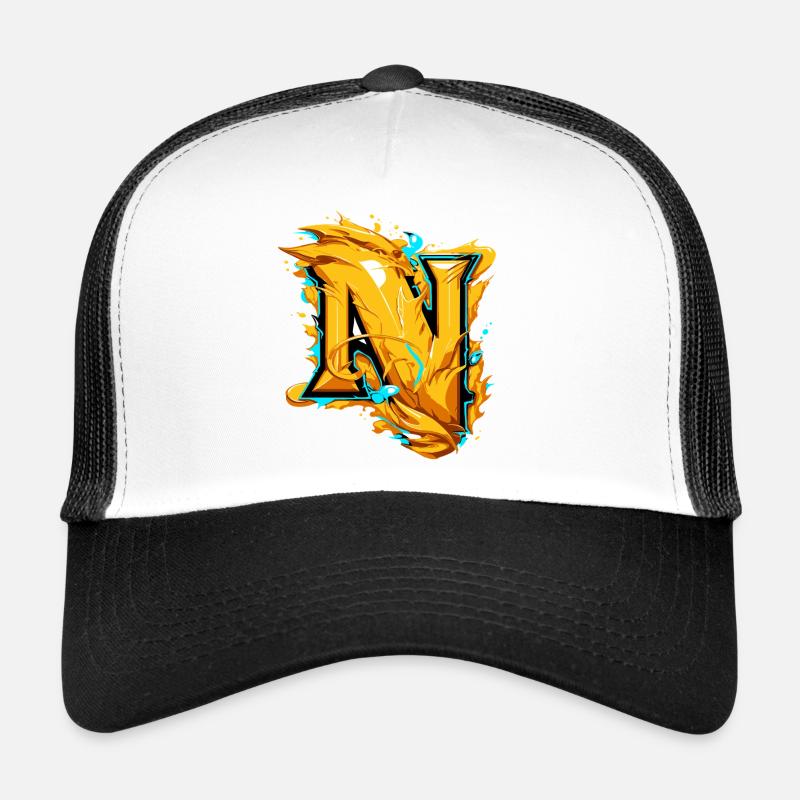 Lettre initiale Nom N Casquette trucker 
