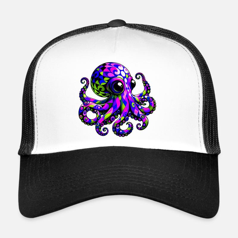Pieuvre Casquette trucker 