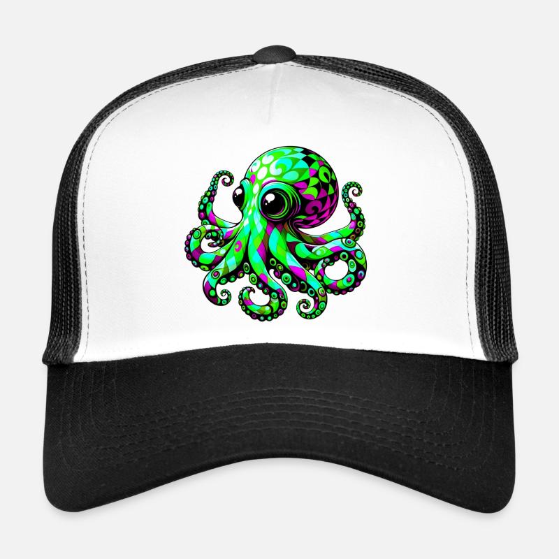 Pieuvre Casquette trucker 