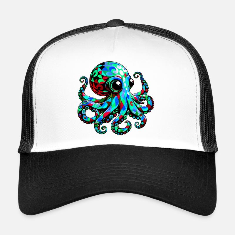 Pieuvre Casquette trucker 
