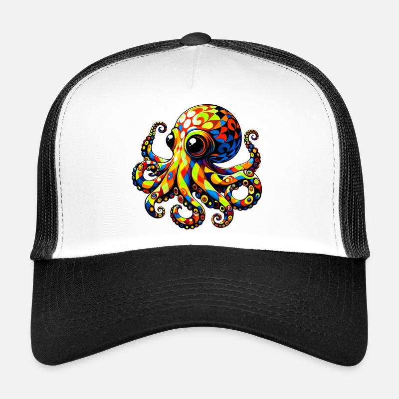 Pieuvre Casquette trucker 