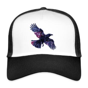Rabe Krähe - Trucker Cap - Weiß/Schwarz - Vorne