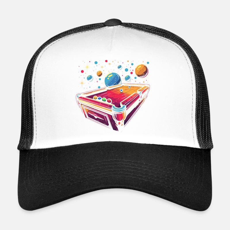 Style de dessin animé de billard Casquette trucker 