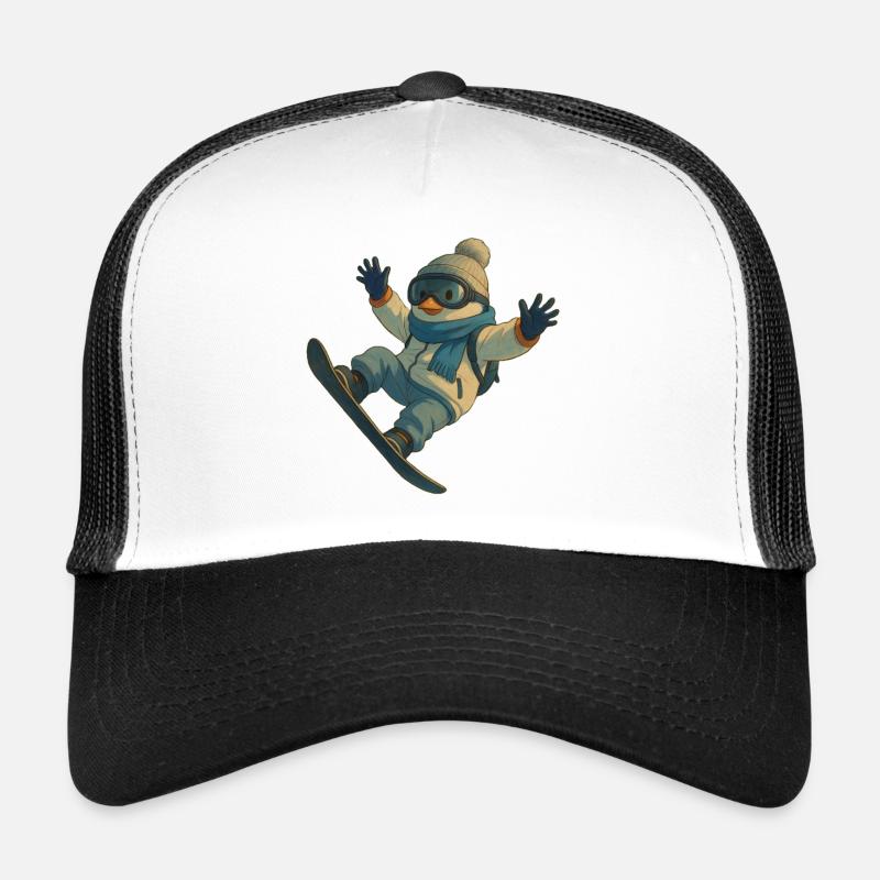 Snowbound - Casquette trucker  - blanc/noir