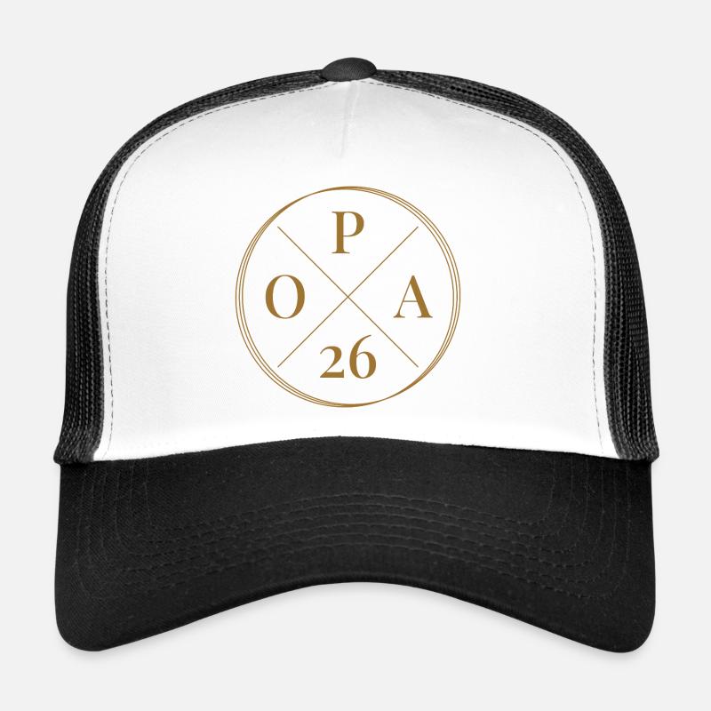 Opa 2026 - Trucker Cap - Weiß/Schwarz