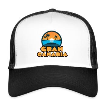 Gran Canaria Sunset - Trucker Cap - white/black - Front