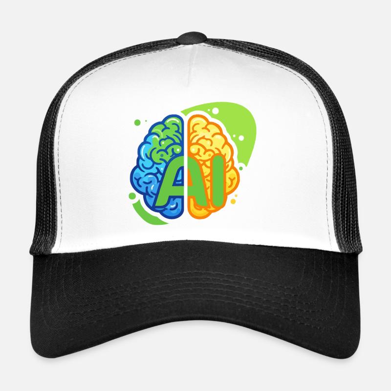 AI logo Trucker Cap