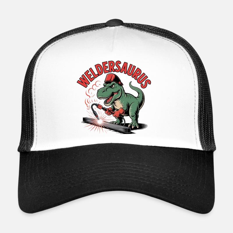 Weldersaurus Drôle Dinosaure Soudeur Casquette trucker