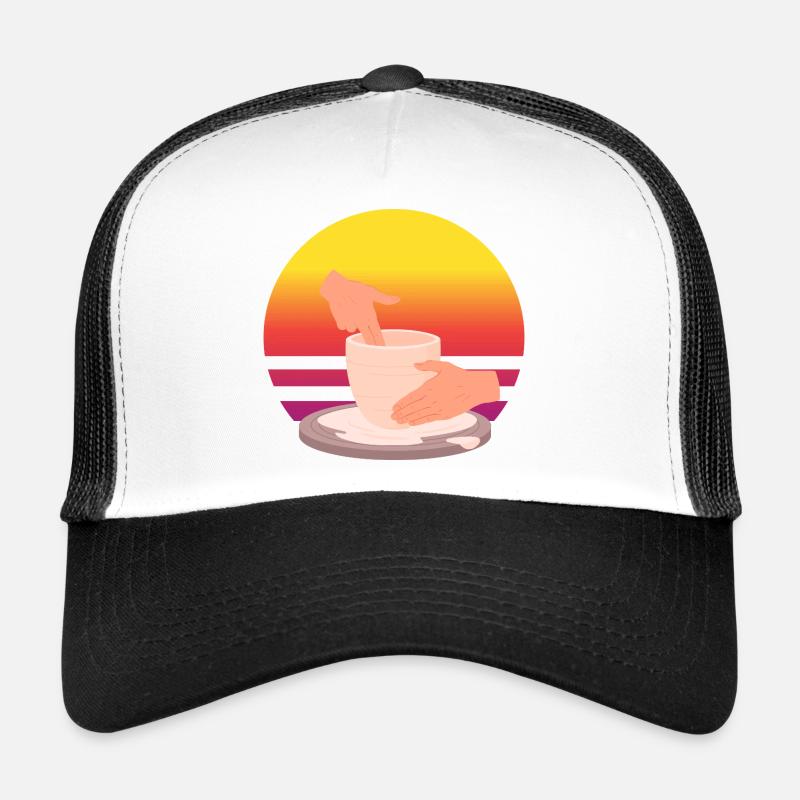 Ceramic Passion Sunset Trucker Cap