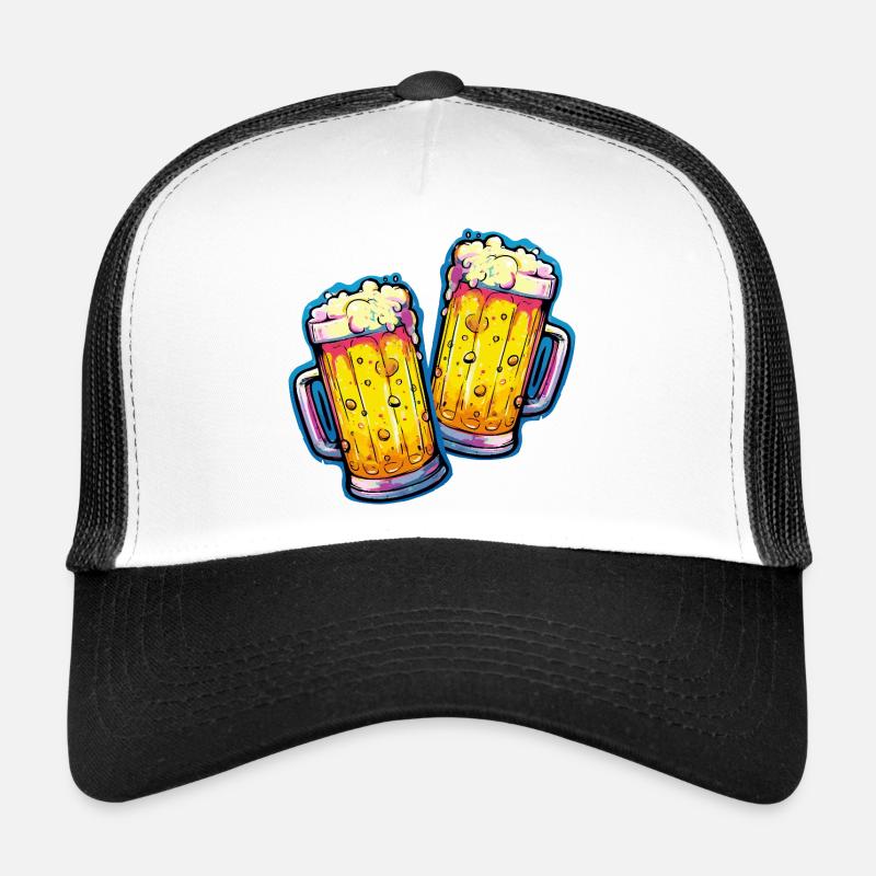 Bier Comic Bierglas Trucker Cap