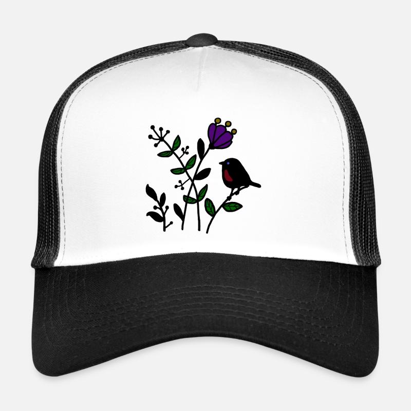 Natur_mit_Vogel Casquette trucker 