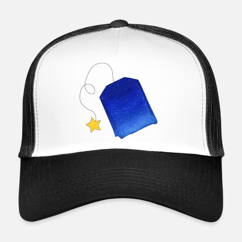 Vincent van Goghs Tee - Trucker Cap - Weiß/Schwarz