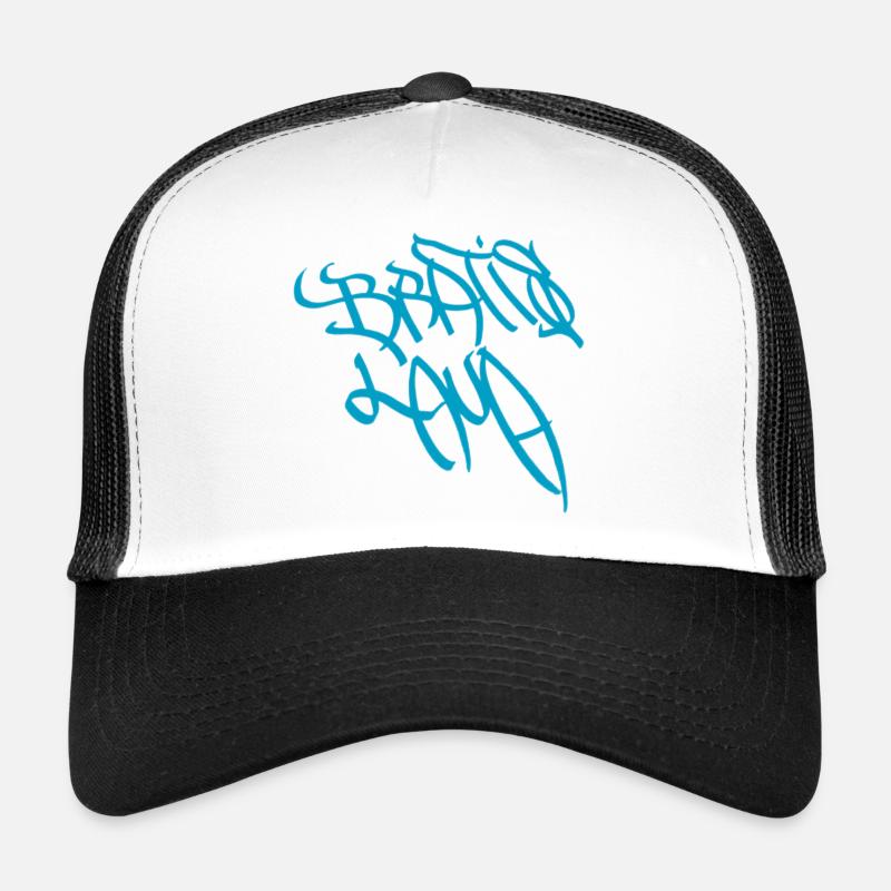 Urban Graffiti Lettering Design Bratislava Trucker Cap
