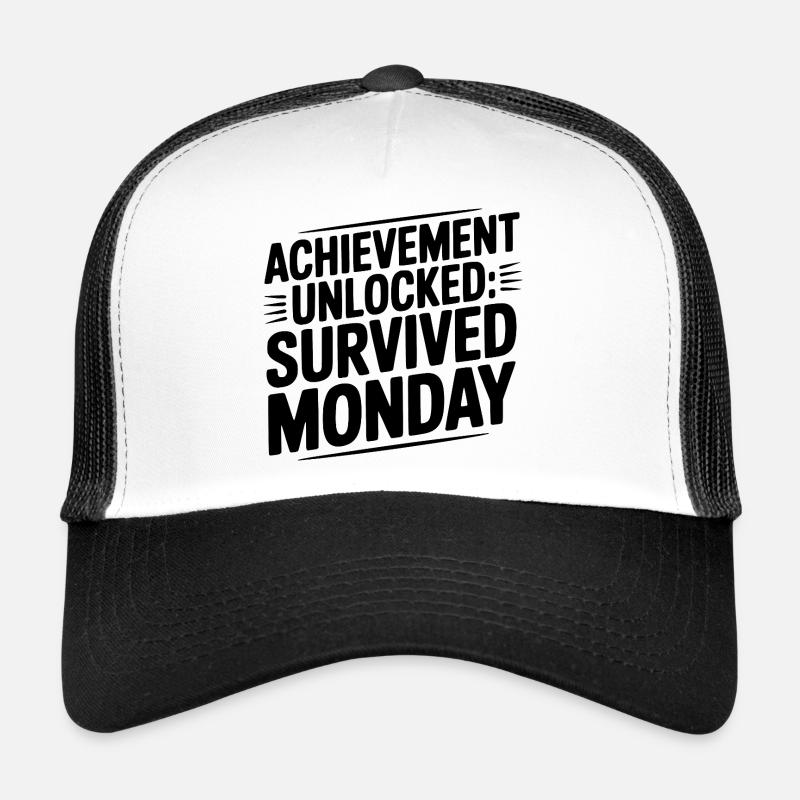 Le succès débloqué a survécu lundi Casquette trucker 