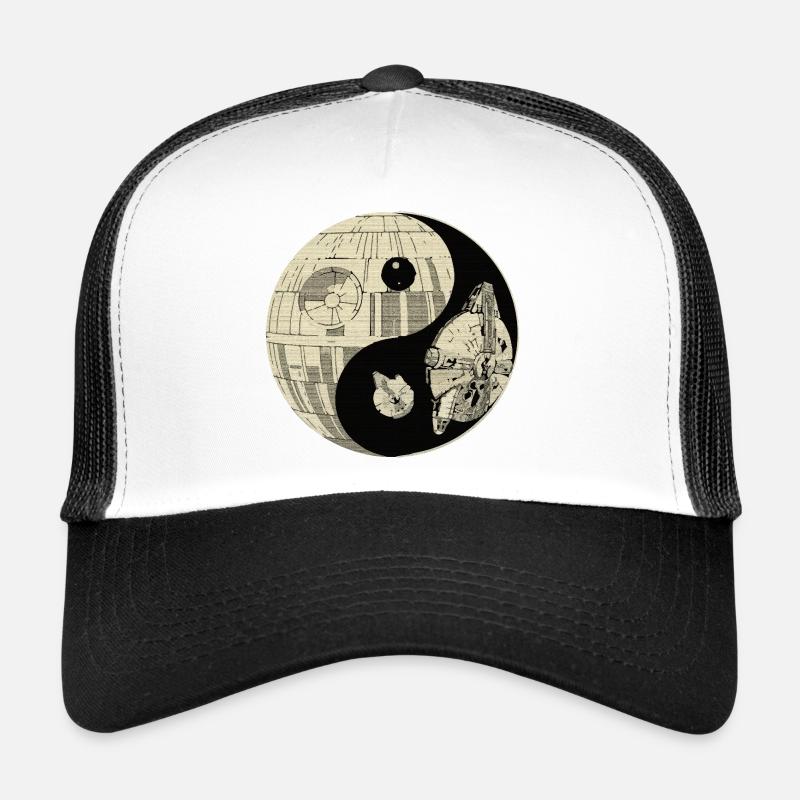 Duel spatial galactique Yin Yang Casquette trucker 