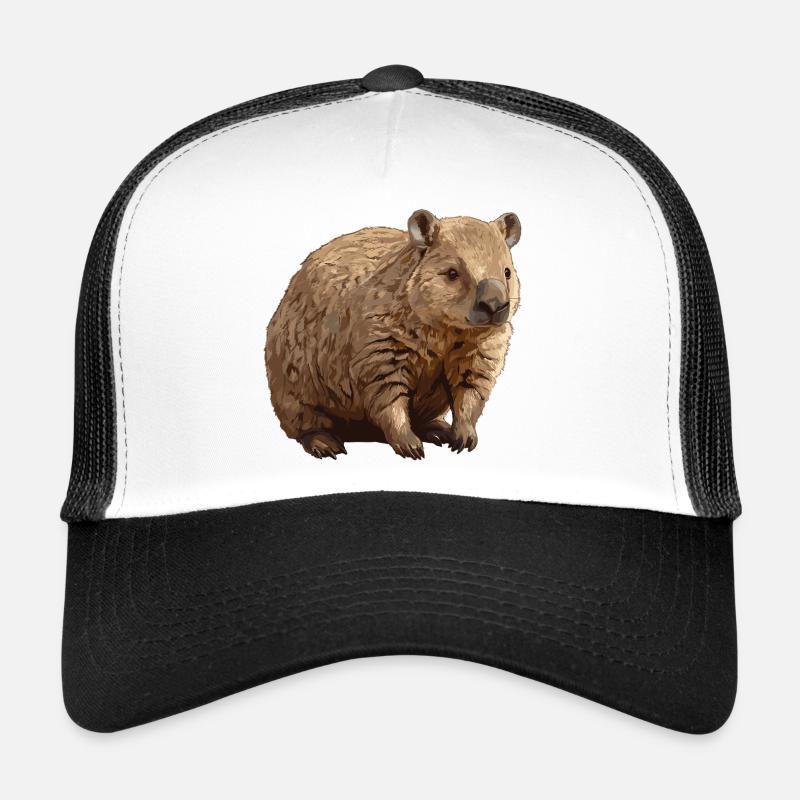 Wombats Wombat - Trucker Cap - Weiß/Schwarz