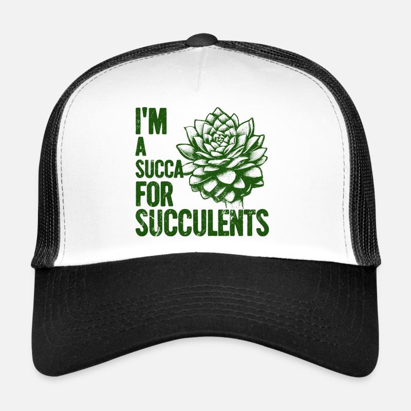 Je suis une sucque pour les succulentes Casquette trucker 