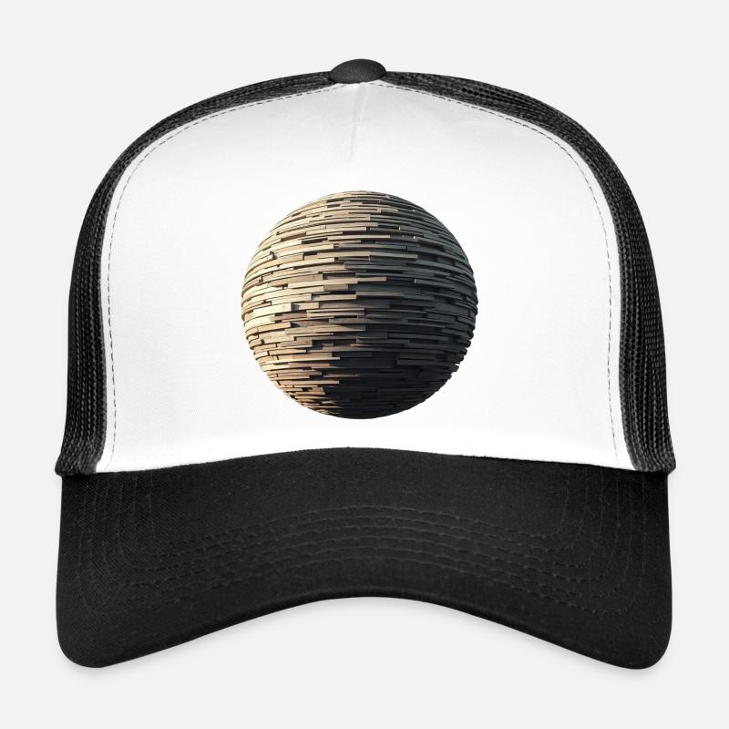 Stein Sphäre - Trucker Cap - Weiß/Schwarz
