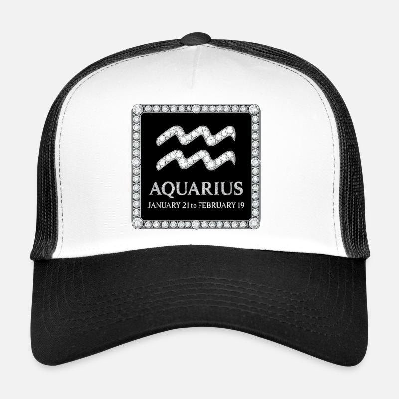 Signe du zodiaque Verseau Casquette trucker 