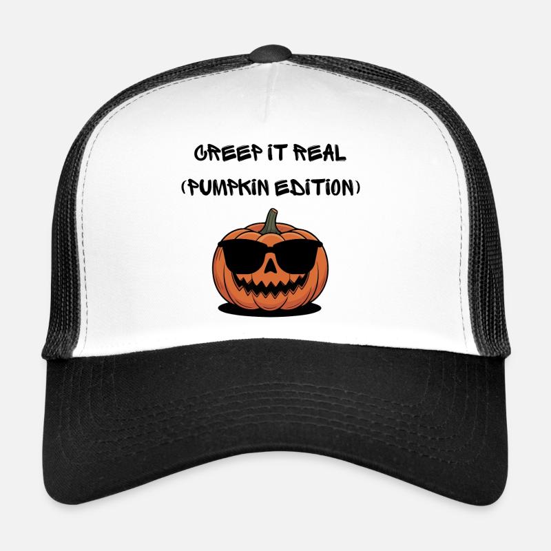 Creep it Real – Pumpkin Edition - Trucker Cap - white/black