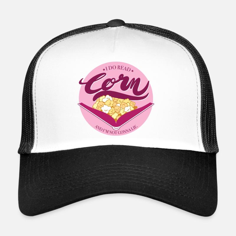 Maïs avec fond rose Casquette trucker 