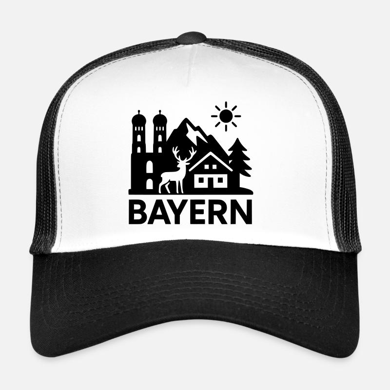 État emblématique de Bavière Casquette trucker 