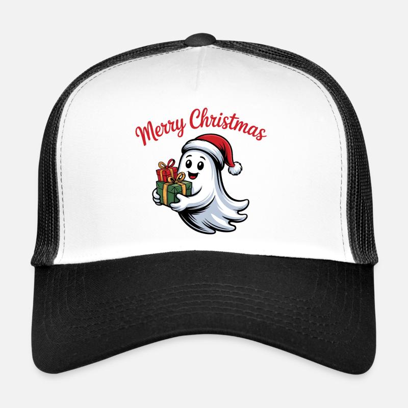 Weihnachtsgeist mit Geschenken Casquette trucker 