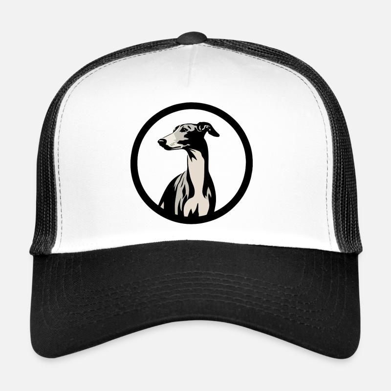 Galgo-Logo Nr3 - Trucker Cap - Weiß/Schwarz
