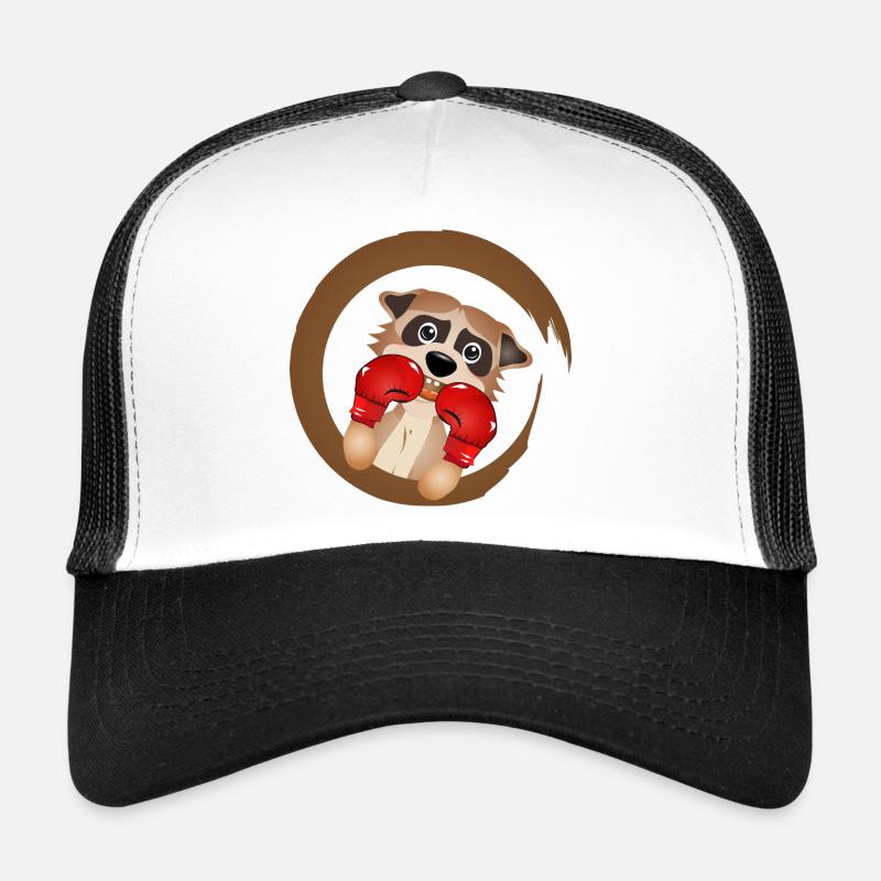 Erdmännchen Boxer Motiv – süßer Box-Champion Trucker Cap